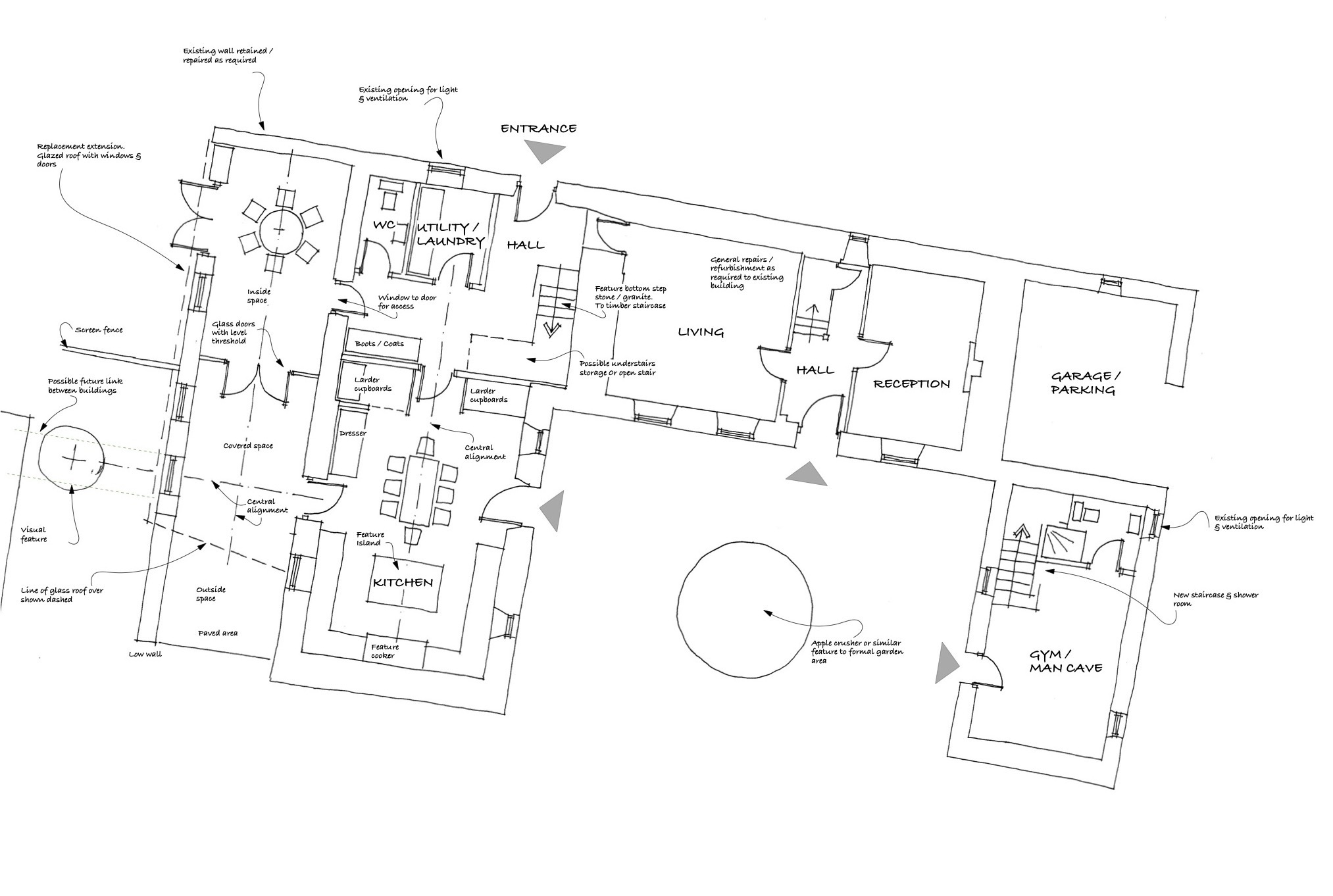 01 Sketch Scheme Plan layouts